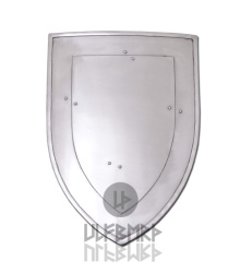 Wappenschild aus Stahl mit Innenpolster