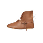 Wendegenähte Halbstiefel mit Knebelverschluss