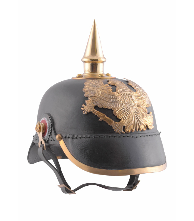 Pickelhaube der Preußischen Infanterie 1889 aus Leder