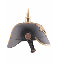 Pickelhaube der Preußischen Infanterie 1889 aus Leder