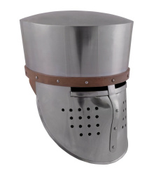 Kreuzfahrer-Topfhelm, ca.1180, 2 mm Stahl