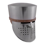 Kreuzfahrer-Topfhelm, ca.1180, 2 mm Stahl