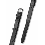 Schwarzer Ledergürtel Knight