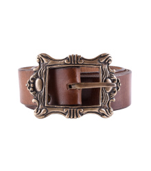 Piratengürtel mit antiker  Messingschnalle, versch. Farben