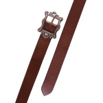 Piratengürtel mit antiker  Messingschnalle, versch. Farben