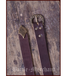 Wikingergürtel mit Riemenende, 3 cm breit,...