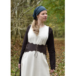 Schnürmieder-Gürtel aus Leder, braun