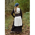 Schnürmieder-Gürtel aus Leder, braun