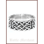 Keltischer Ring Unendlichkeit aus Silber