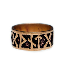 Runen Ring aus Bronze