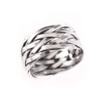 Wikinger Flechtring Hedin aus Silber