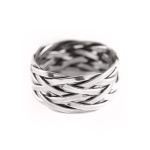 Wikinger Flechtring Hedin aus Silber