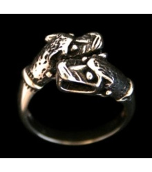 Odins Wölfe, Ring aus Silber