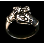 Odins Wölfe, Ring aus Silber