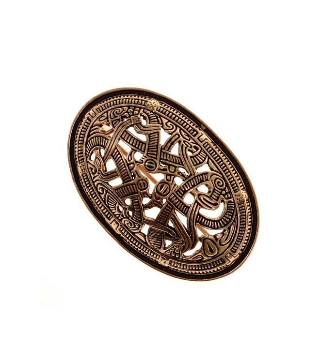 Wikinger Schalenfibel Morberg im Jellingstil