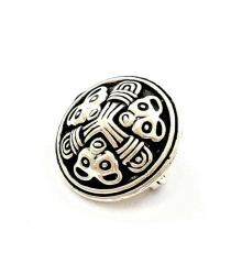 Kleine Wikinger Scheibenfibel Birka im Borrestil