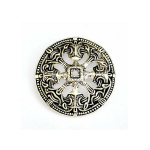 Wikinger Scheibenfibel Troendelag im Borrestil