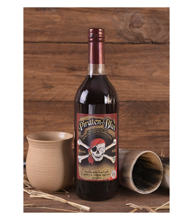 Piraten-Blut, Honig-Met mit Johannisbeerwein, 0,75l, 11% Vol.
