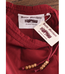 Kinder Mittelalter-Rock Lucia, weit ausgestellt, rot