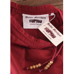 Kinder Mittelalter-Rock Lucia, weit ausgestellt, rot