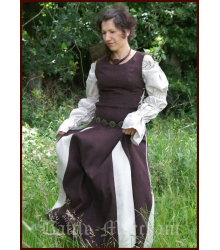 Mittelalterkleid Finna, braun