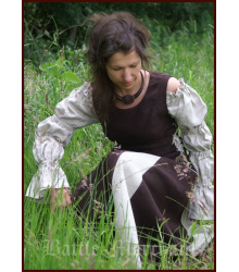 Mittelalterkleid Finna, braun