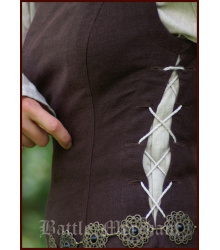 Mittelalterkleid Finna, braun