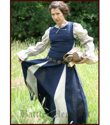 Mittelalterkleid Finna, blau
