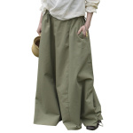 Mittelalterlicher Rock, weit ausgestellt, grün