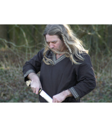 Wikinger Tunika aus Baumwolle, dunkelbraun