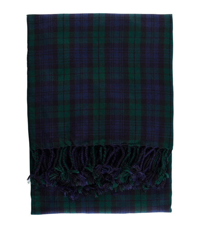 Plaid / Schal, Tartan, ca. 234 x 137 cm (92 x 54 in.)