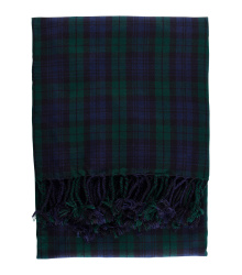 Plaid / Schal, Tartan, ca. 234 x 137 cm (92 x 54 in.)