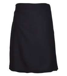 8 Yard Kilt, Schottenrock, schwarz (uni)