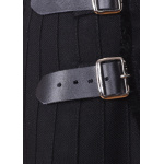 8 Yard Kilt, Schottenrock, schwarz (uni)
