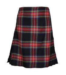 8 Yard Kilt, Schottenrock, Black Stewart Tartan