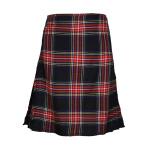 8 Yard Kilt, Schottenrock, Black Stewart Tartan