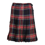 8 Yard Kilt, Schottenrock, Black Stewart Tartan