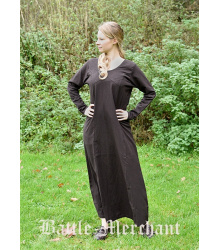 Mittelalter Kleid Rebecca, dunkelbraun