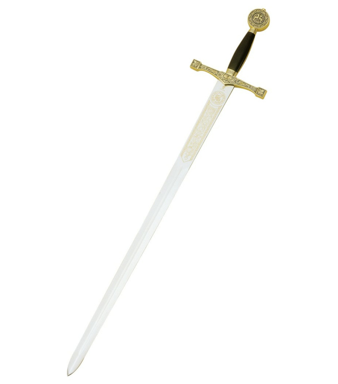Schwert Excalibur, goldfarben, Marto
