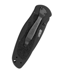 Taschenmesser Kershaw Blur Tanto, Schwarz, Wellenschliff