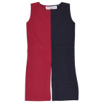 Kinder Waffenrock Lucas, Mi-Parti, schwarz/rot