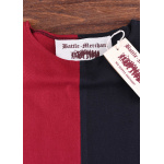 Kinder Waffenrock Lucas, Mi-Parti, schwarz/rot