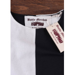 Kinder Waffenrock Lucas, Mi-Parti, natur/schwarz