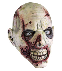 Zombie Maske mit Narben, bleich